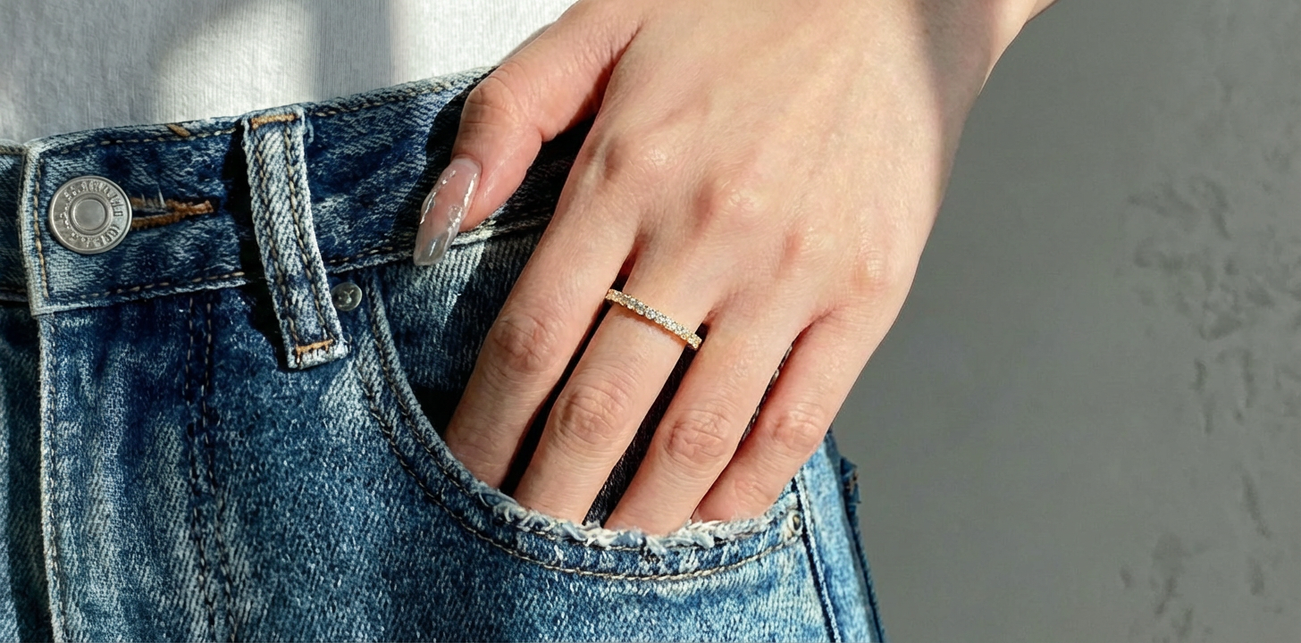 中指に指輪を着ける際の考え方