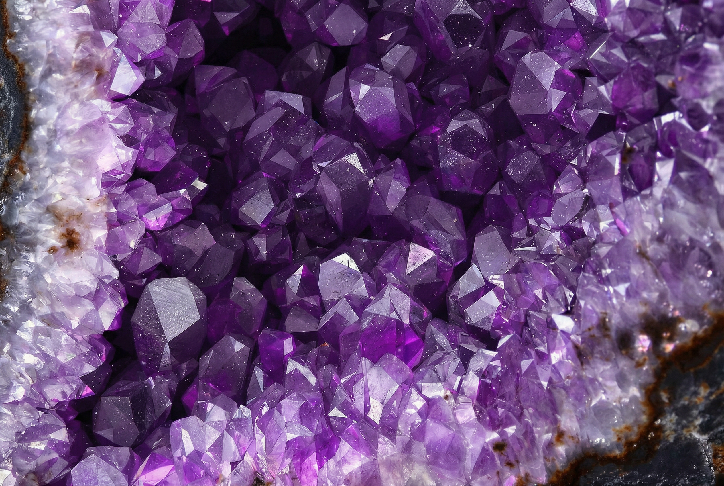 気品ある紫色が印象的なアメジスト