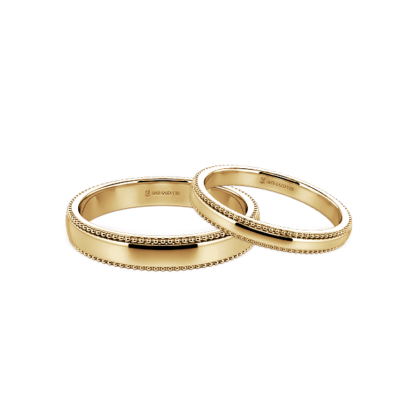 She Said Yes|唯一無二のモアッサナイト婚約指輪＆結婚指輪