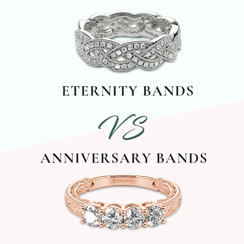 Quelle est la différence entre les alliances d'éternité et les alliances d'anniversaire ?